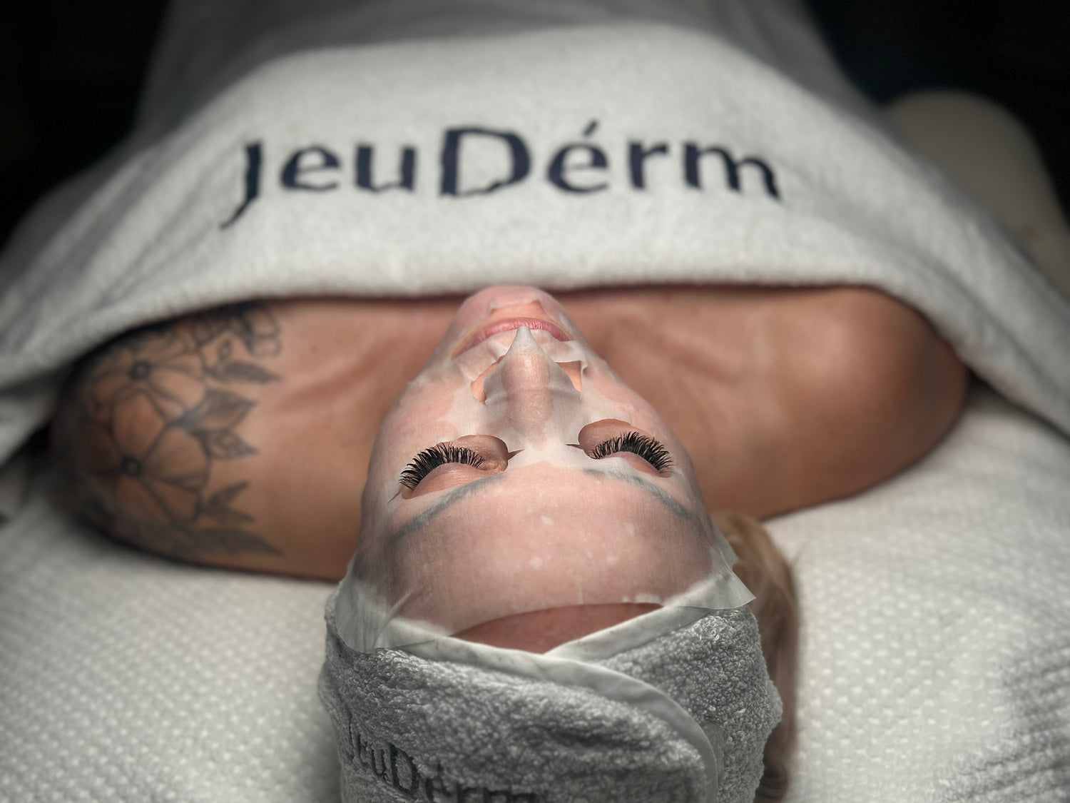 JeuDérm handduk - Vit